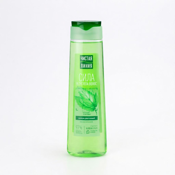 Шампунь 400мл. Чистая линия УКРЕПЛЕНИЕ КРАПИВА Д/ВСЕХ ТИП*12