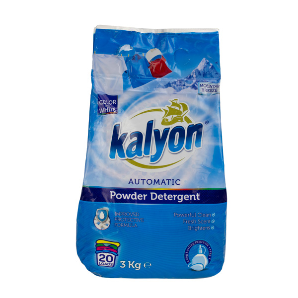Стиральный порошок автомат для цветного и белого, 3 кг. KALYON синий