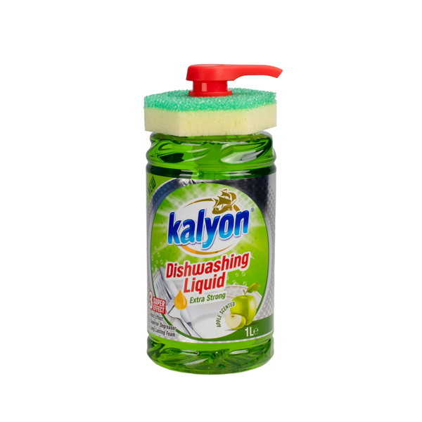 Жидкость для мытья посуды 1л. Яблоко KALYON