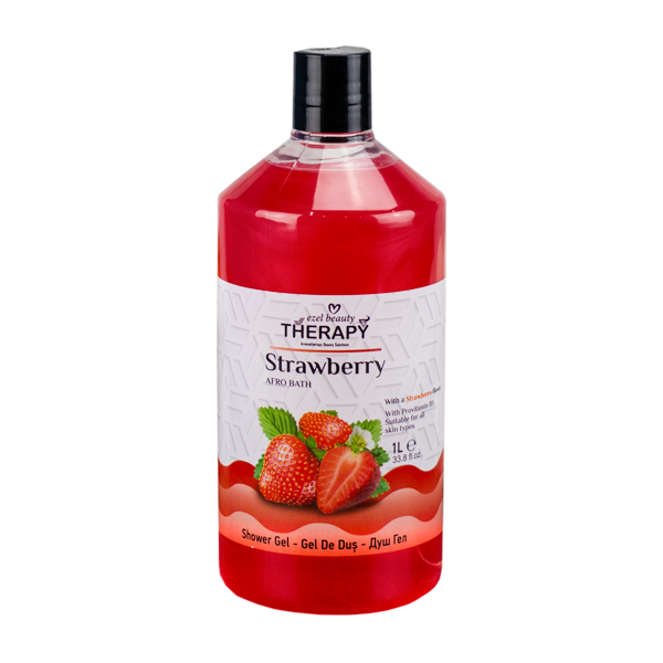 Гель для душа Клубника 1л. Ezel Premium