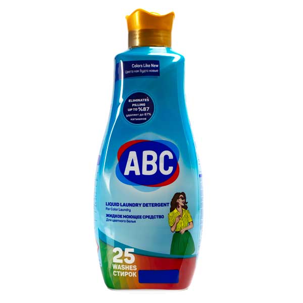 ABC Гель для стирки цветного белья (COLOR) 1500 МЛ/ 9