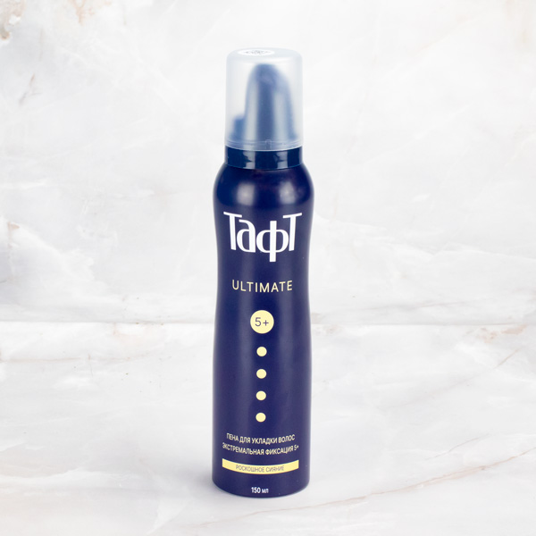 Пена для укладки 150мл. ТАФТ ULTIMATE РОСКОШН СИЯН ЭКСТРЕМ ФИКСАЦ *10