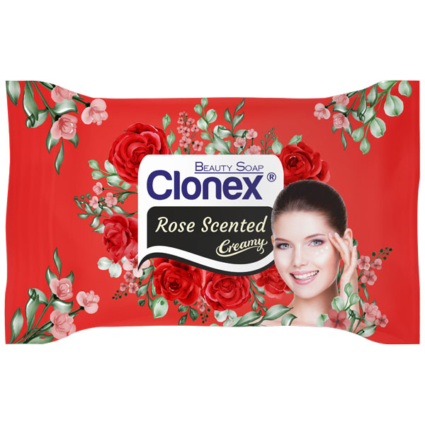 Мыло Clonex 70 гр. Rose Scented (роза) флоупак