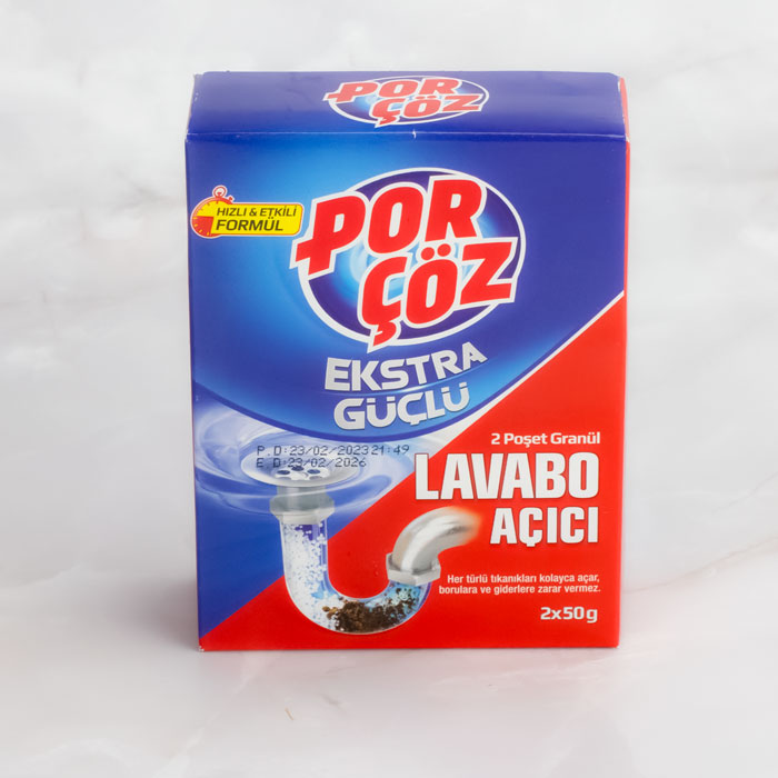 Средство от засоров в гранулах 2*50гр. PORCOZ 