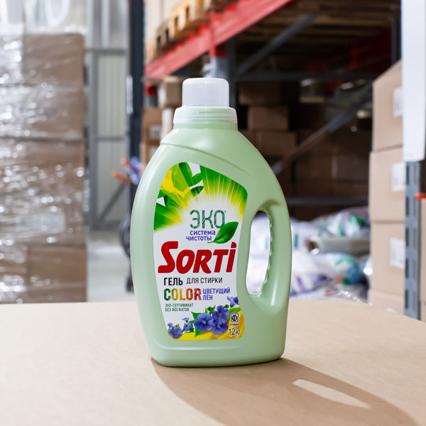 Гель для стирки Sorti Color Цветущий лен 1200 г