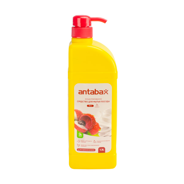 Средство для мытья посуды 1,3л. "Личи" ANTABAX *8шт.