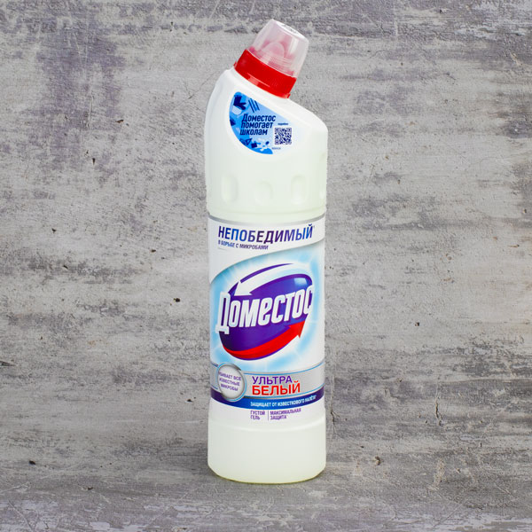 Чистящее средство 750мл. ДОМЕСТОС УЛЬТРА БЕЛЫЙ *12