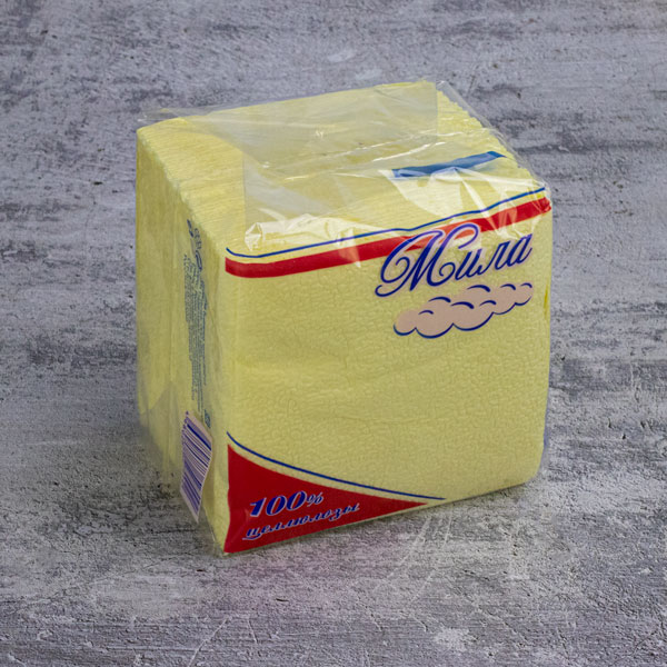 Салфетка цветная "Мила" (1/80)