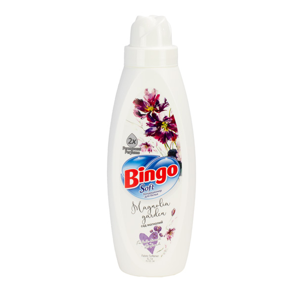 Кондицоинер для белья 1000мл. BINGO SOFT MAGNOLIA GARDEN *16