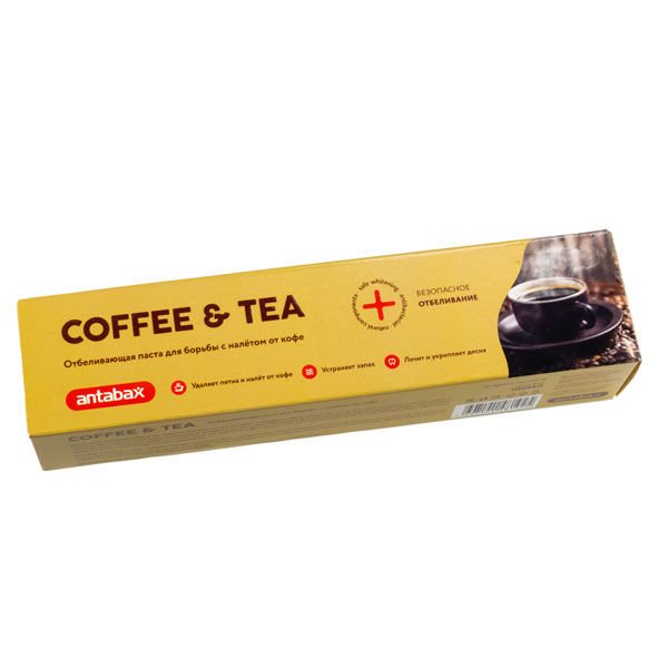 Зубная паста 100 гр. Coffee&Tea ANTABAX *12
