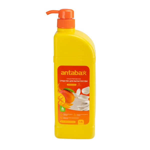 Средство для мытья посуды 1,3л. "Манго" ANTABAX *8шт.