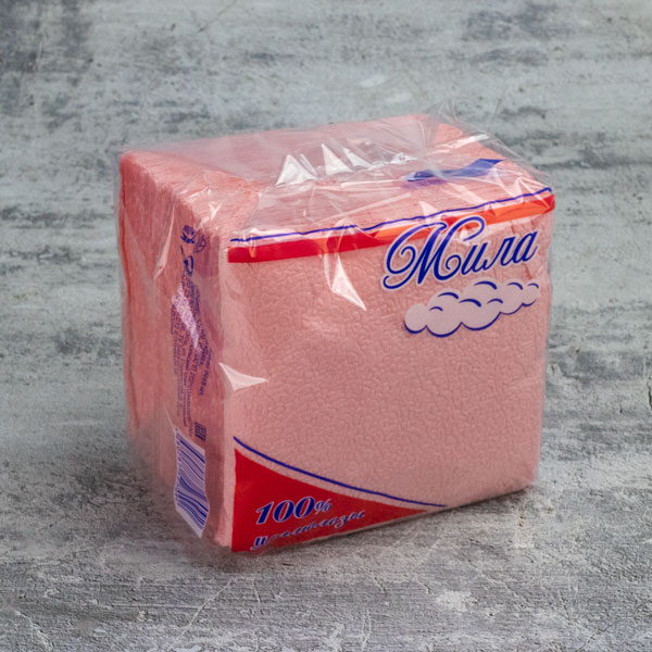 Салфетка цветная "Мила" (1/80)