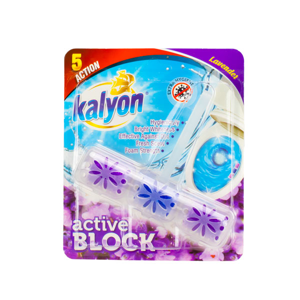Туалетный блок для унитаза Лаванда KALYON