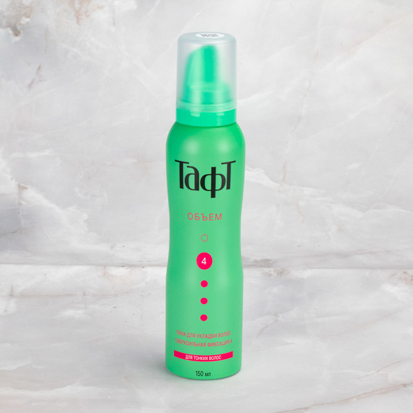Пена для укладки 150мл.ТАФТ ОЪЕМ Д/ТОН ВОЛ СВЕРХСИЛЬН ФИКСАЦ *10