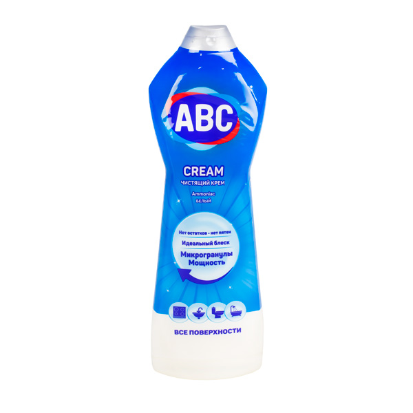Чистящий крем 750мл Аммиак ABC