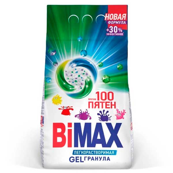 Стиральный порошок BiMax 100 пятен Automat  2400 гр