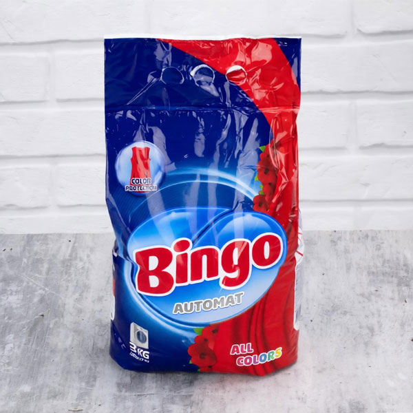 Порошок 3 кг BINGO ECO ALL COLORS *6
