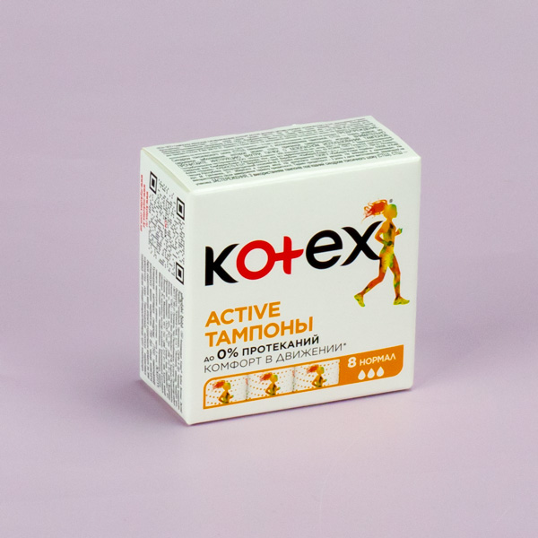 Тампоны 8 шт. KOTEX ACTIVE NORMAL*24