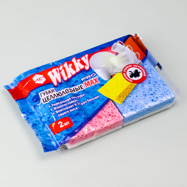 Губки Целлюлозные Wikky 2шт