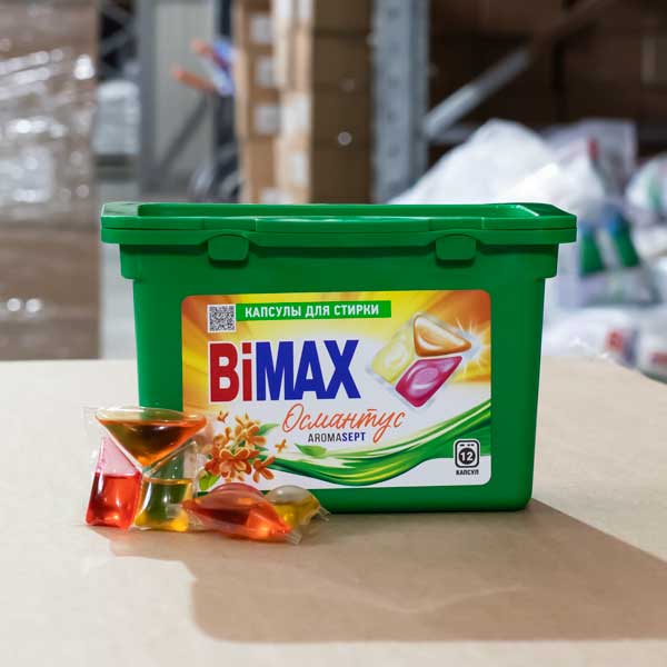 Капсулы для стирки BiMax Османтус (13г*12шт)