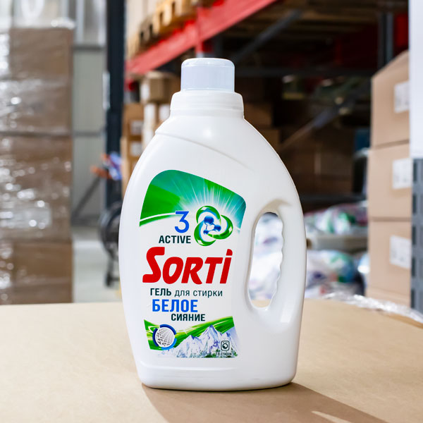 Гель для стирки Sorti Белое сияние 1200 г