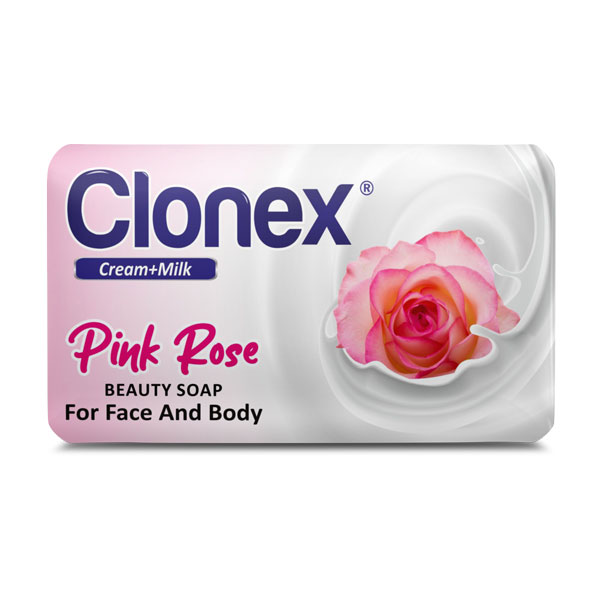 Мыло-крем Clonex 125 гр. Rink rose (розовая роза) бумажная упак.