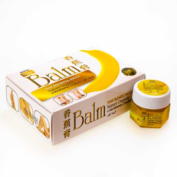 Органический крем-бальзам от трещин на пятках и ступнях ног Banna (Banna Balm Nourishing Heel Nature