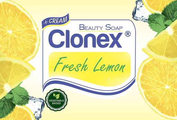 Мыло Clonex 100 гр. Fresh Lemon (свежесть лимона) флоупак