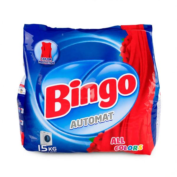 Порошок 1,5 кг. BINGO ALL COLORS *10