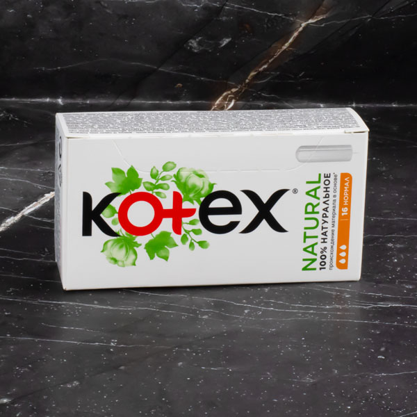 Тампоны 16 шт KOTEX NATURAL НОРМАЛ *12