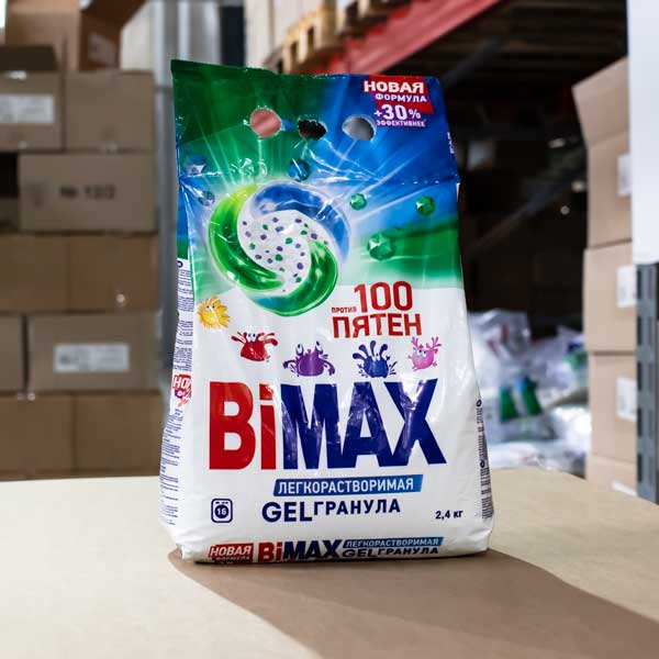 Стиральный порошок BiMax 100 пятен Automat  2400 гр