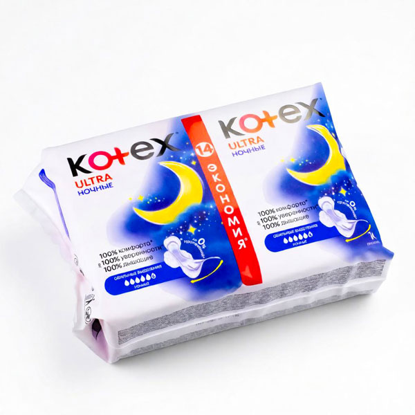 Прокладки 14 шт. KOTEX ULTRA НОЧНЫЕ СЕТЧ*6