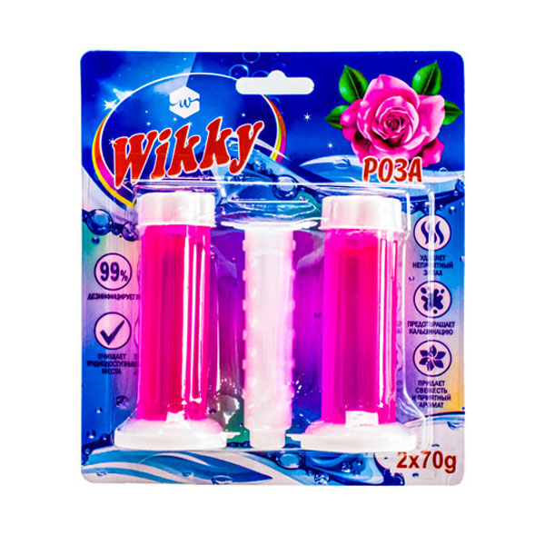 Гелиевый стик для унитаза Wikky 2 шт Роза