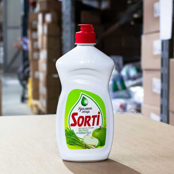 Средство для мытья посуды Sorti Яблоко и лемонграсс 450 г