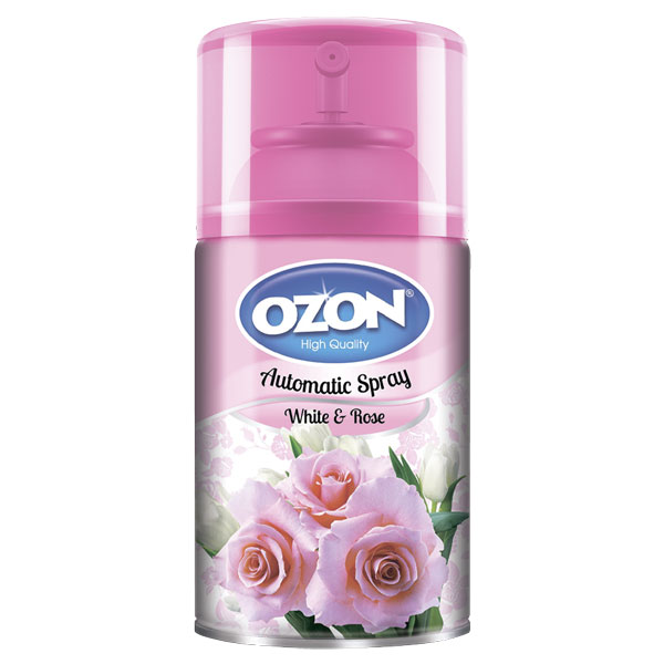Освежитель воздуха OZON 260 мл. Белая роза