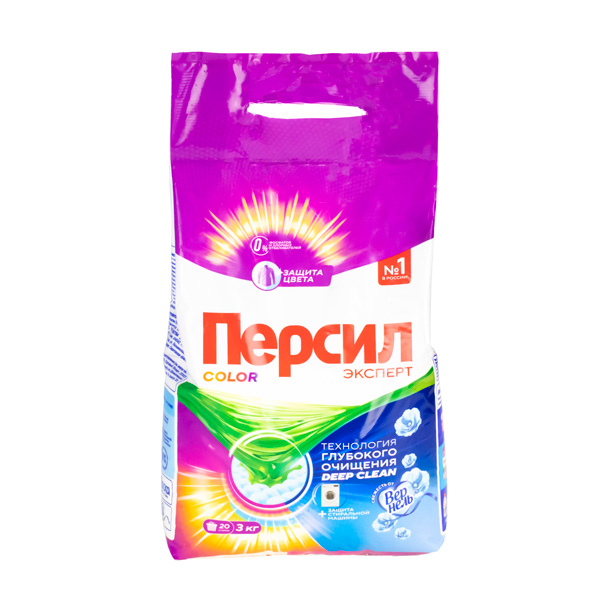 Порошок 3 кг Персил авт. Свежесть вернель колор *4