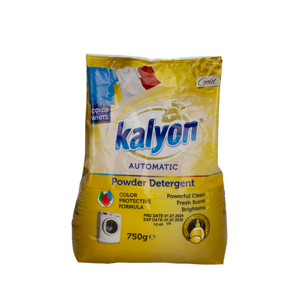 Стиральный порошок автомат для цветного и белого, 750 г. KALYON золотой