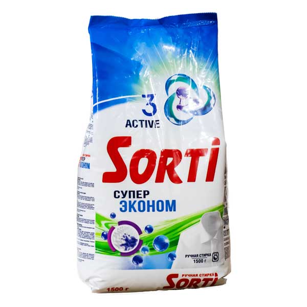 Стиральный порошок Sorti Супер Эконом  1500 г