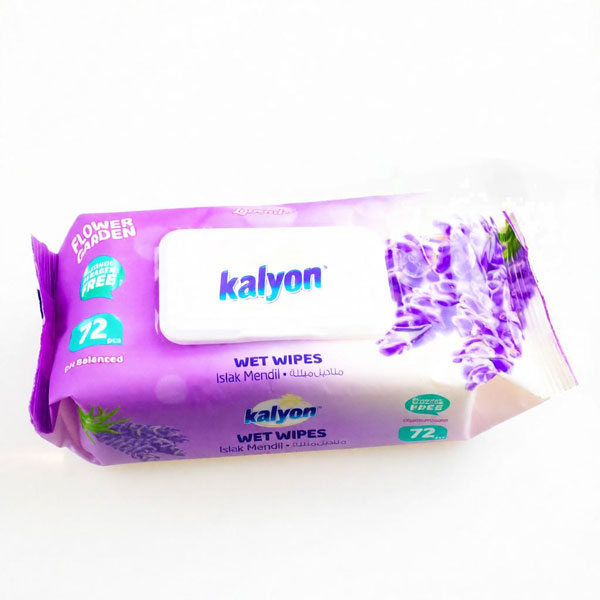 Влажные салфетки Лаванда 72 шт KALYON