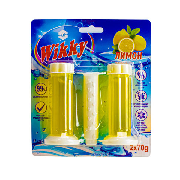 Гелиевый стик для унитаза Wikky 2 шт Лимон