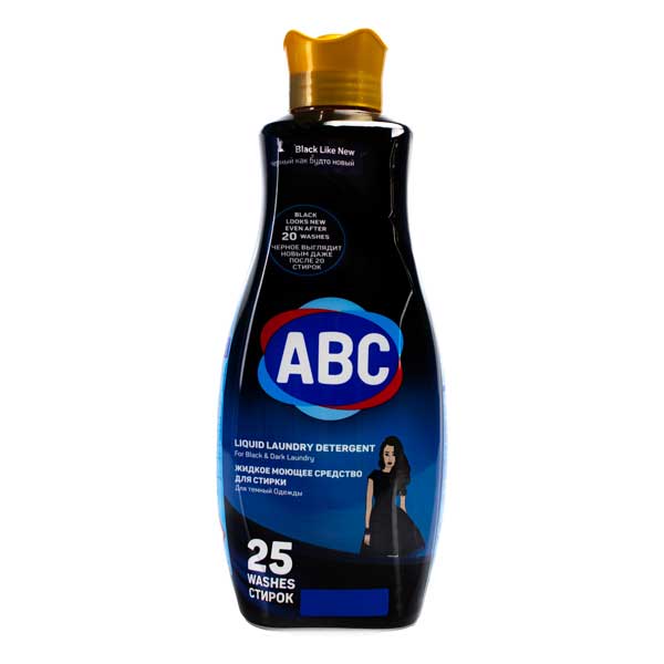 ABC Гель для стирки черного белья (BLACK) 1500 МЛ/ 9