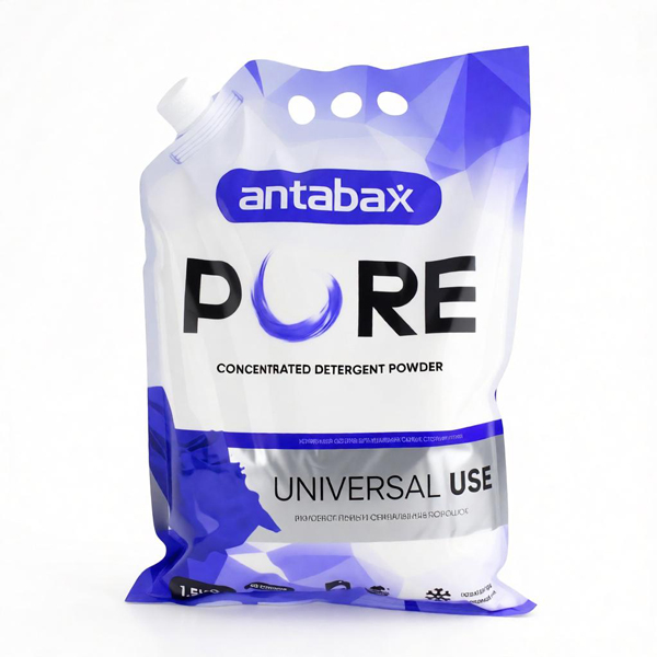 Стиральный порошок 1,5кг. PURE универсальный (синий) ANTABAX *8