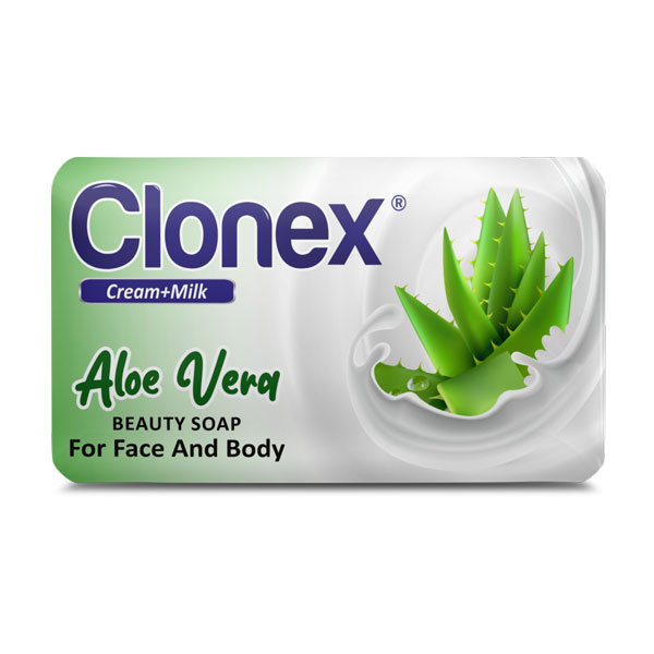 Мыло-крем Clonex 125 гр. Aloe Vera (алоэ) бумажная упак.