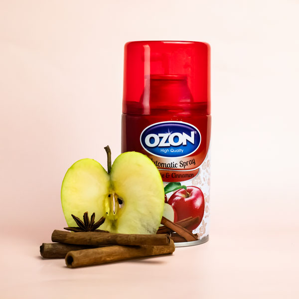 Освежитель воздуха OZON 260 мл. Яблоко и корица