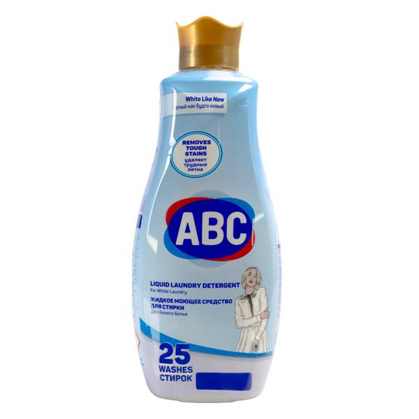 Гель для стирки белого белья 1,5л. ABC