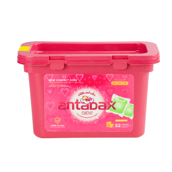 Капсулы для стирки 52 шт. для детского 8гр (розовые) ANTABAX *24