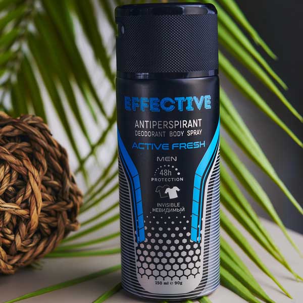 Антиперспирант для мужчин EFFECTIVE 150ML ACTIVE FRESH