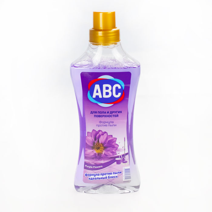 Универсальное моющее средство 0,9л. Сиреневые цветы ABC