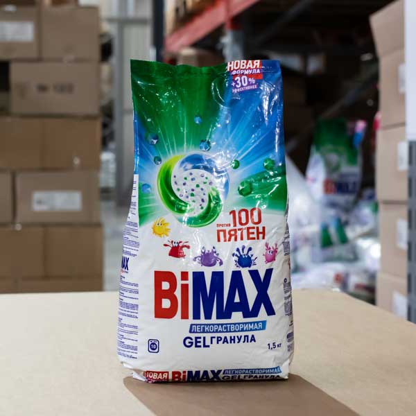 Стиральный порошок BiMax 100 пятен Automat 1500 гр