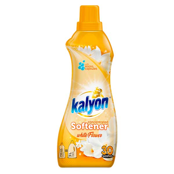 Кондиционер концентрат для белья 0,75 л. Белые цветы KALYON